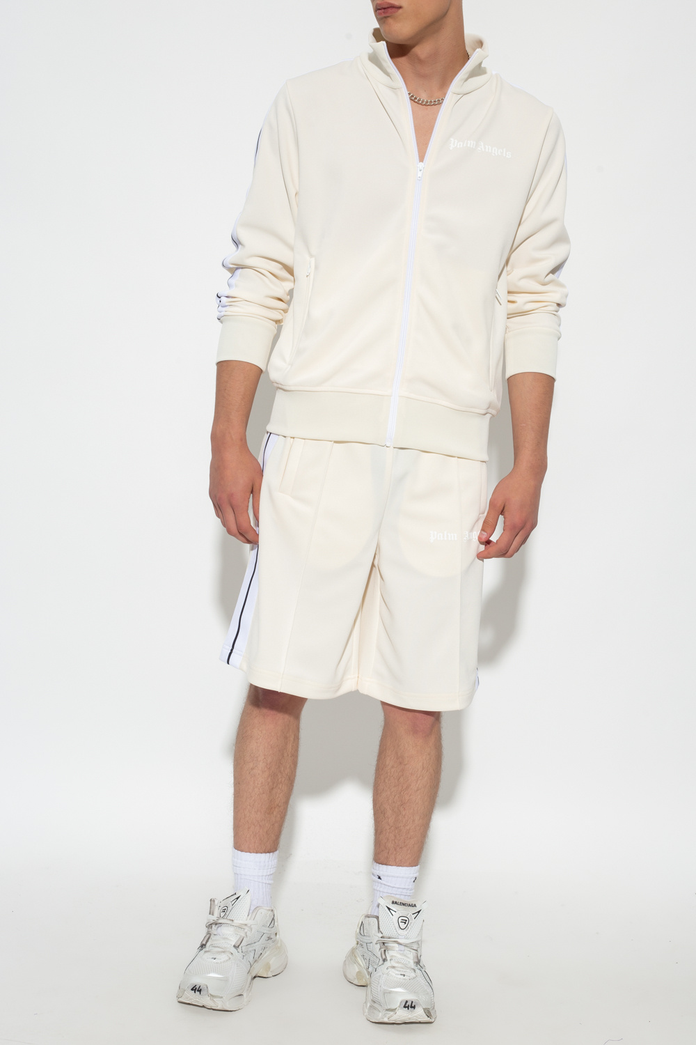 Palm Angels Shorts with logo | Men's Clothing | Vitkac